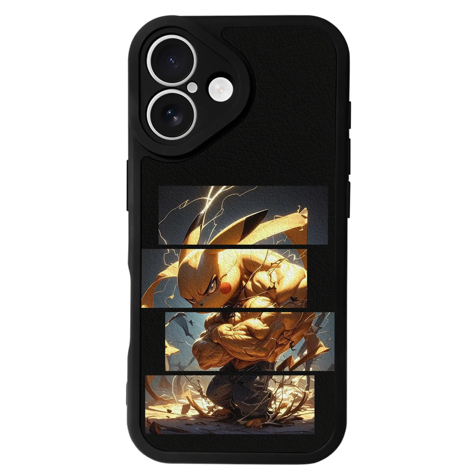 ポケモン グッズ,ピカチュウ - IPhone 16シリーズ対応 ・ シリコンスマホケース ・ レザー調 ・ 高精度フィット ・ 耐衝撃 ・ ワイヤレス充電対応 ・ 精密カット